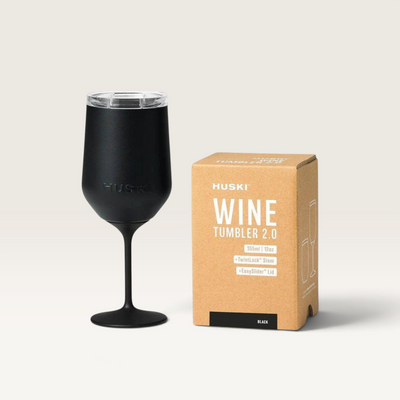 Huski | Wine Tumblers 2.0 - Assorted Colours – Black