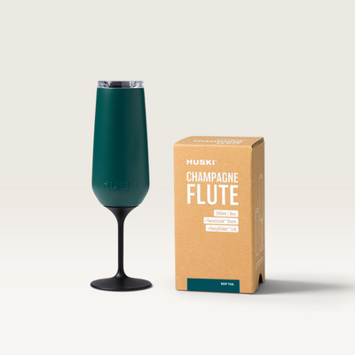 Huski | Champagne Flute - Assorted Colours – Deep Teal - Limited Series
