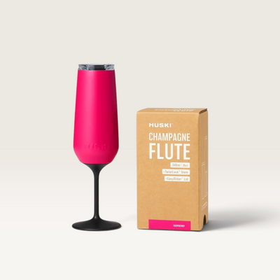 Huski | Champagne Flute - Assorted Colours – Raspberry (NEW)