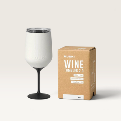 Huski | Wine Tumblers 2.0 - Assorted Colours – White