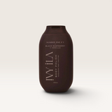 House of Holabox Ivy Ila Black Raspberry and Vanilla sugar body polish in a dark 200g bottle.