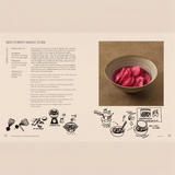House of Holabox Japanese Art of Pickling and Fermenting book page showing a red turnip amazu zuke recipe