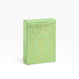 House of Holabox Loco Love Coconut Cashew Dream vegan chocolate twin pack in a light green box with gold lettering.