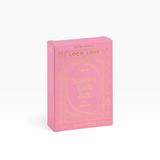 House of Holabox Loco Love Strawberry Vanilla Burst chocolate twin pack in a pink box with gold lettering.