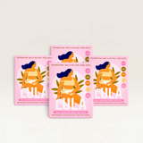 House of Holabox Lula self-warming body patch boxes featuring illustrated packaging for period and muscle pain relief.