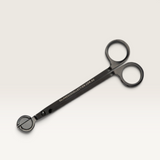 House of Holabox Palm Beach Collection matt black metal candle wick trimmer for even burning and soot reduction