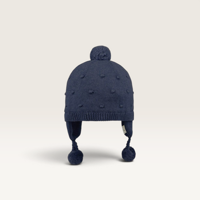 Toshi | Organic Popcorn Earmuff Beanies – S / Ink
