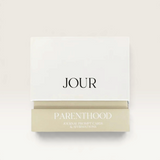 House of Holabox Jour Studio Parenthood journal prompt cards and affirmations deck in a minimalist beige box