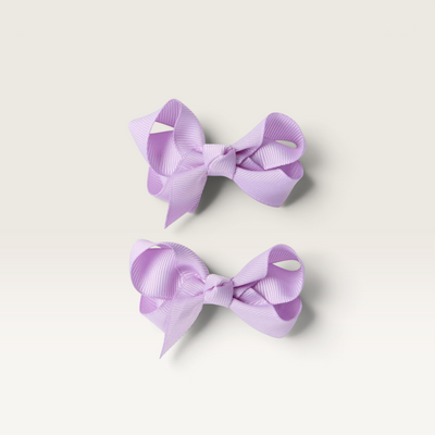 Snuggle Hunny | Piggy Tail Hair Clips - Assorted Colours – Soft Violet