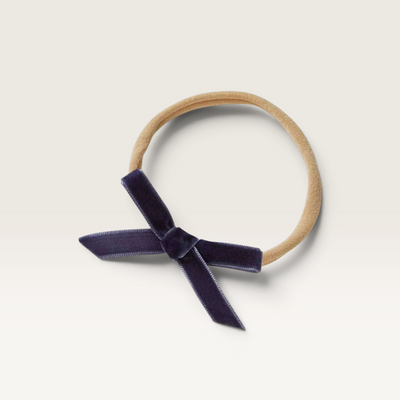 Snuggle Hunny | Velvet Baby Headbands - Assorted Colours – Moonlight Blue