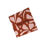 House of Holabox Salty Melon Prints birthday card with abstract terracotta and pink floral pattern on recycled paper