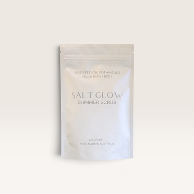Seventeen70 Botanicals | Salt Glow Body Shimmer Scrub