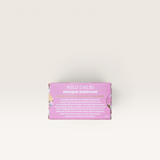 House of Holabox Wild Emery X Morgan Jamieson shower steamer in a pink floral box with essential oil branding