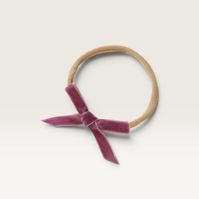 Snuggle Hunny | Velvet Baby Headbands - Assorted Colours – Grape Velvet