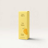 House of Holabox Stray Willow Mango Sorbet lip balm in a yellow 5ml cardboard box with mango illustration.
