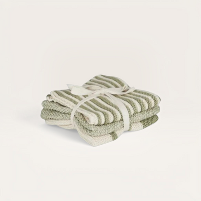 Amy Knit Cloths - Assorted Colours – Moss