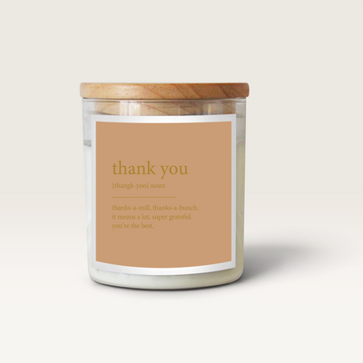 The Commonfolk Collective | Foil Dictionary Candles – Thankyou