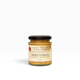 Jar of Yarra Valley Gourmet Foods Mustard Dried Tomato & Basil with salad ingredients