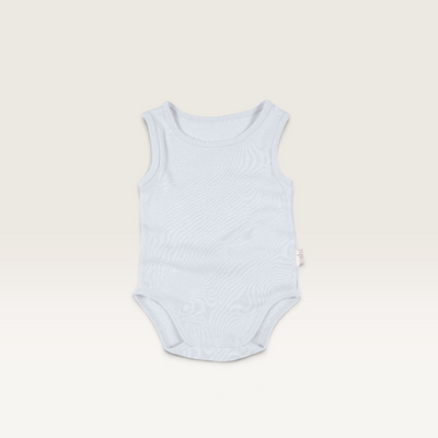 Toshi | Organic Singlet Onesie (assorted colours) – Sky / 0000