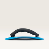 House of Holabox WAW BadFish sky blue recycled plastic bodysurfing handplane with adjustable black hand strap