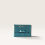 House of Holabox Wild Emery Clear shower steamer box featuring eucalyptus blue gum and cypress scent