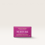 House of Holabox Wild Emery Nurture shower steamer in a magenta box with grapefruit and lavender scent details.