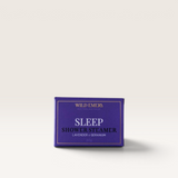 House of Holabox Wild Emery Sleep shower steamer in purple packaging with lavender and geranium scent
