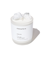 Howlite Intention Crystal Candle - Safe & Aligned-House of Holabox