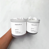 Howlite Intention Crystal Candle - Safe & Aligned-House of Holabox