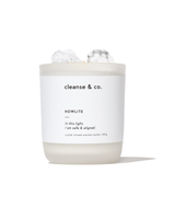 Howlite Intention Crystal Candle - Safe & Aligned-House of Holabox