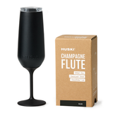 'Huski' Champagne Flute - Assorted Colours-Black-House of Holabox