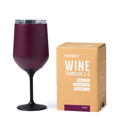 ‘Huski’  Wine Tumblers 2.0 - Assorted Colours – Malbec - Limited Series