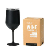 ‘Huski’ Wine Tumblers 2.0 - Assorted Colours-Black-House of Holabox