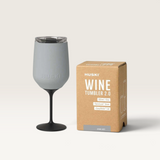 ‘Huski’ Wine Tumblers 2.0 - Assorted Colours-Stone grey-House of Holabox