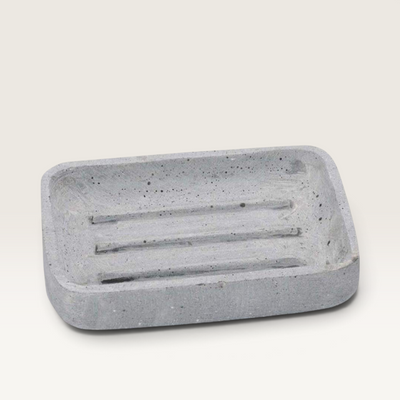 Huxter Concrete Soap Dish – Pale Grey – Soap Dish