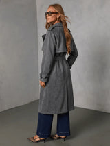Emily Suede Trench
