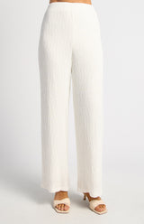Heidi Highwaisted Textured Jersey Pants - Assorted Colours