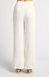 Heidi Highwaisted Textured Jersey Pants - Assorted Colours