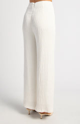 Heidi Highwaisted Textured Jersey Pants - Assorted Colours