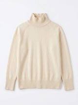 Lora High Neck Knit - Cream