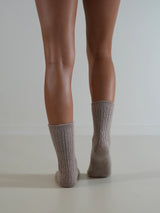 'Number Thirty-One' Cable Wool Cashmere Socks (Assort Colours)
