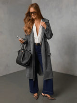Emily Suede Trench