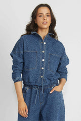 Cleo Denim Cropped Jacket