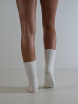 'Number Thirty-One' Cable Wool Cashmere Socks (Assort Colours)