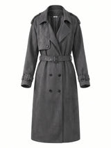 Emily Suede Trench
