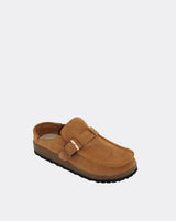 'Human Shoes' Winnie Slip on Loafers - Tan Suede