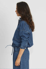Cleo Denim Cropped Jacket