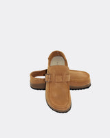 'Human Shoes' Winnie Slip on Loafers - Tan Suede