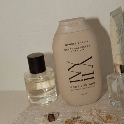 'IVY ILA' NUMBER ONE - BLACK RASPBERRY + VANILLA BODY CUSTARD