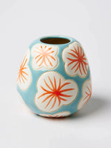 ‘Jones & Co’ Pollen Vases - Assorted Colours-White Hibiscus-House of Holabox